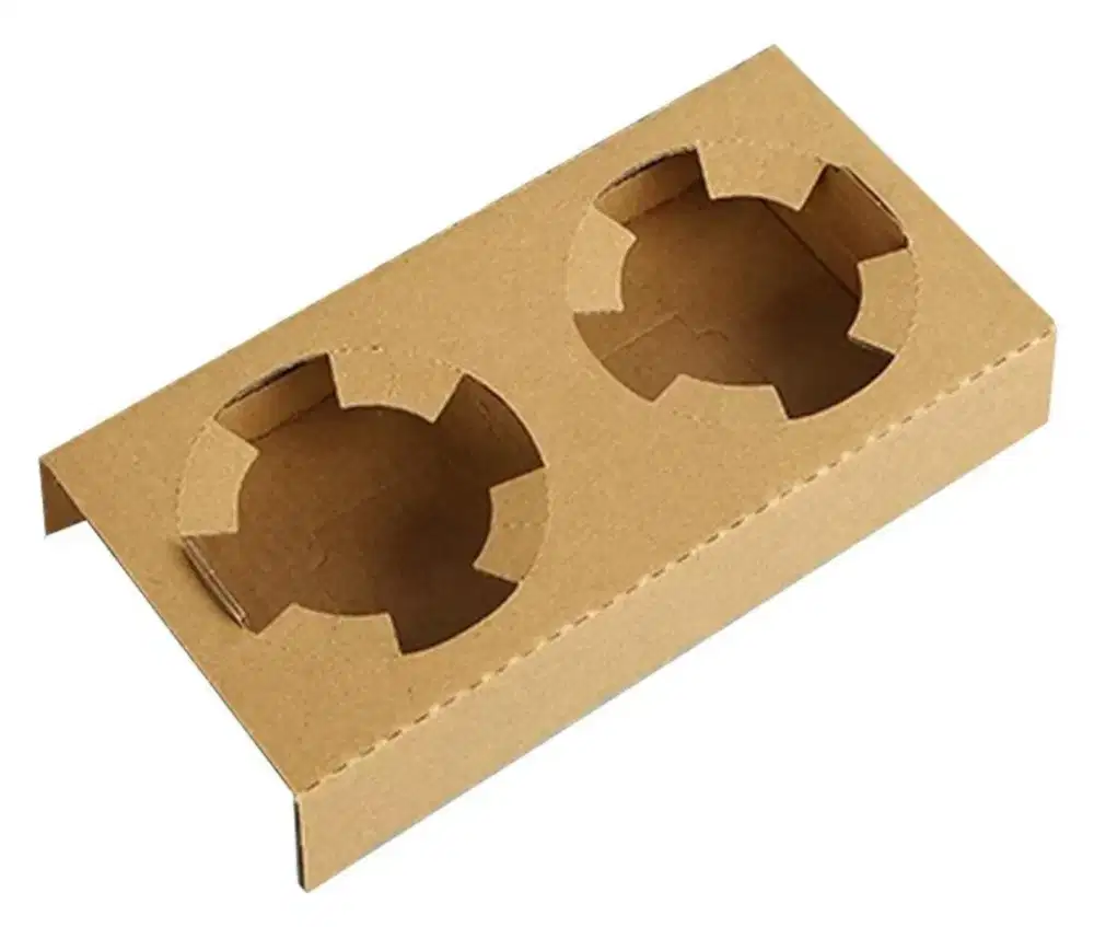 PAPER CUP HOLDER 2 GELAS COFFE/MINUMAN