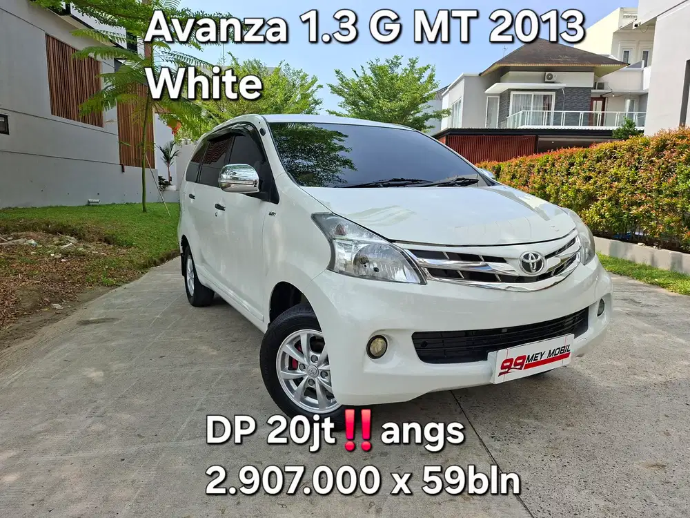 Avanza 1.3 G MT 2013 White