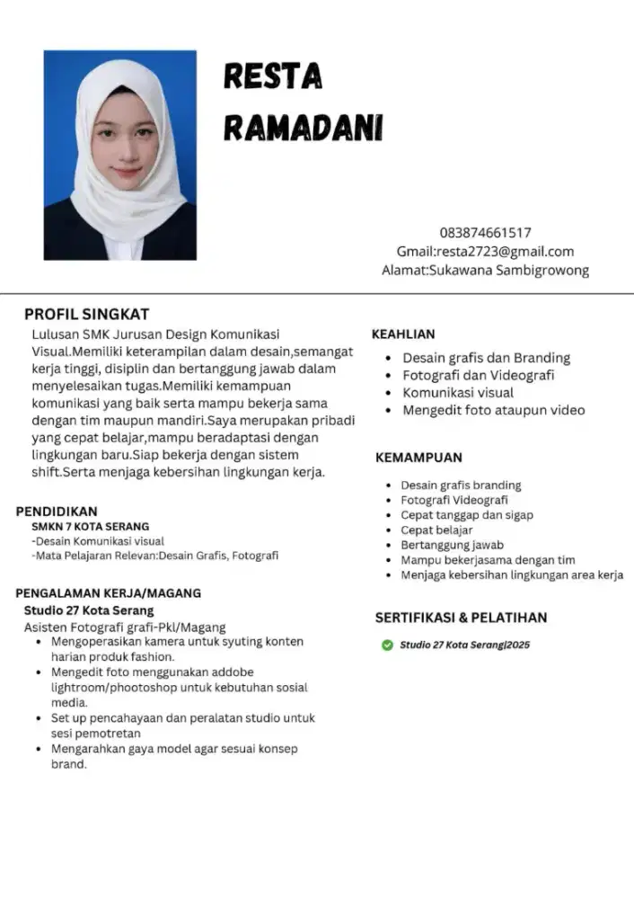 CARI PEKERJAAN APA AJA