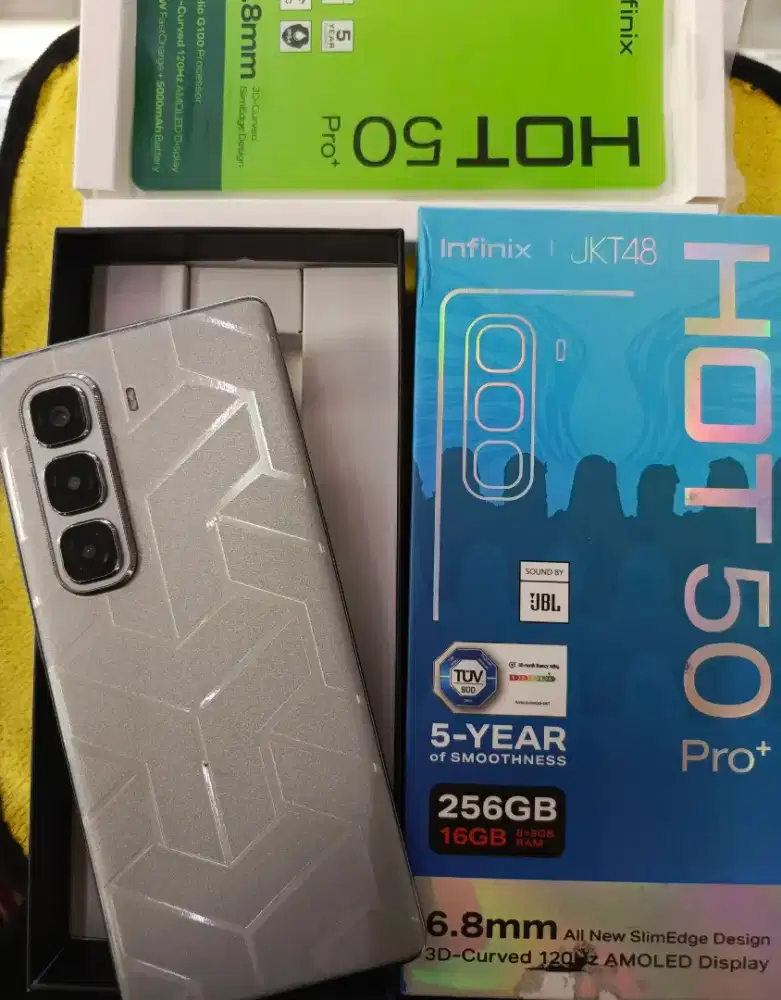 Infinix Hot 50 Pro plus Nfc ram 8/256 lecet pemakaian