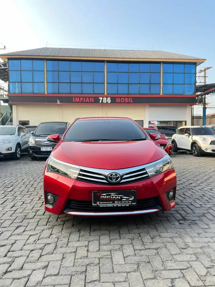 TDP 39JT Toyota Corolla Altis 1.8 V A/T Merah 2014 civic mazda 3 camry