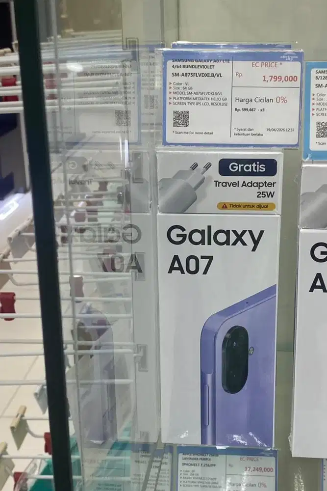 Samsung Galaxy A07 LTE 4/64 Bundleviolet