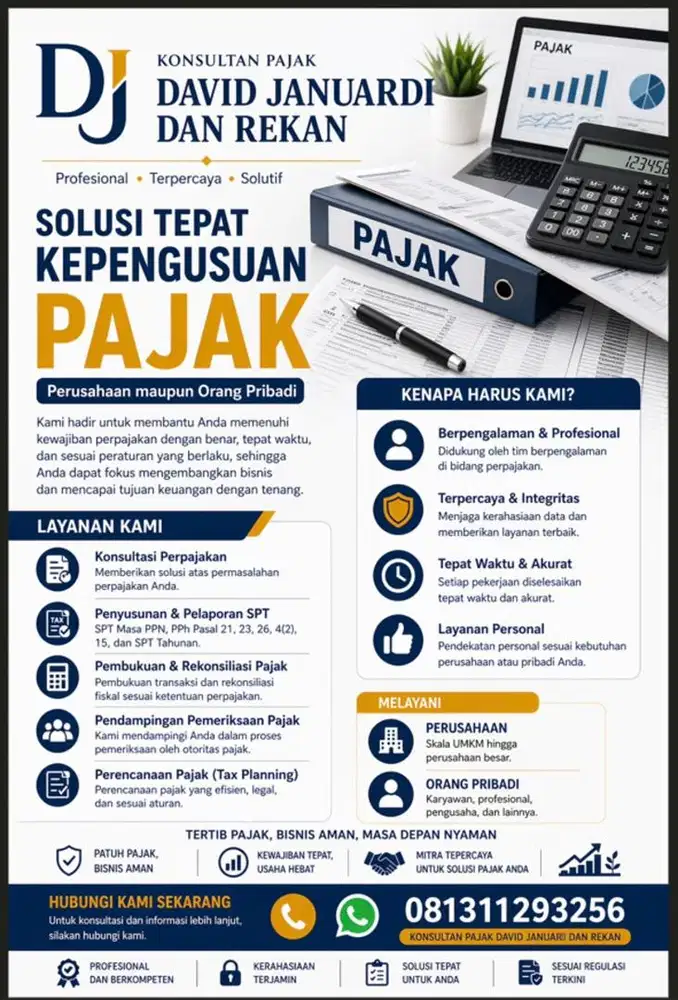 Jasa konsultan pajak terpercaya