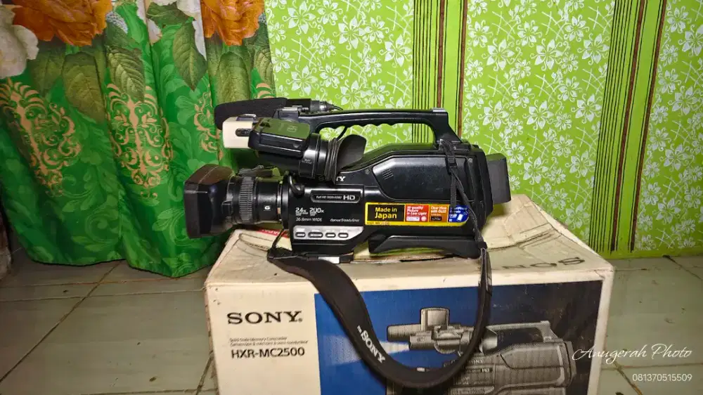 Kamera video sony MC 2500 led kondisi oke normal jarang pakai