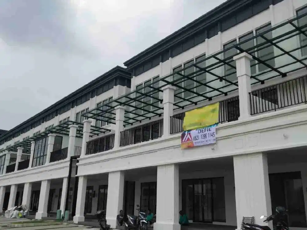 Ruko 3 Lantai Double Facade & Balkon Hudson Gading Serpong – 7,2M Nego
