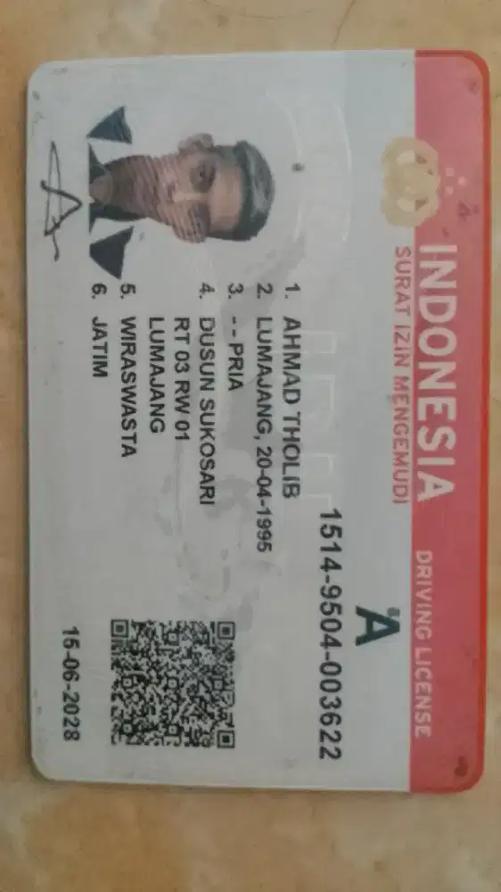 Mencari pekerjaan supir/Driver SIM A