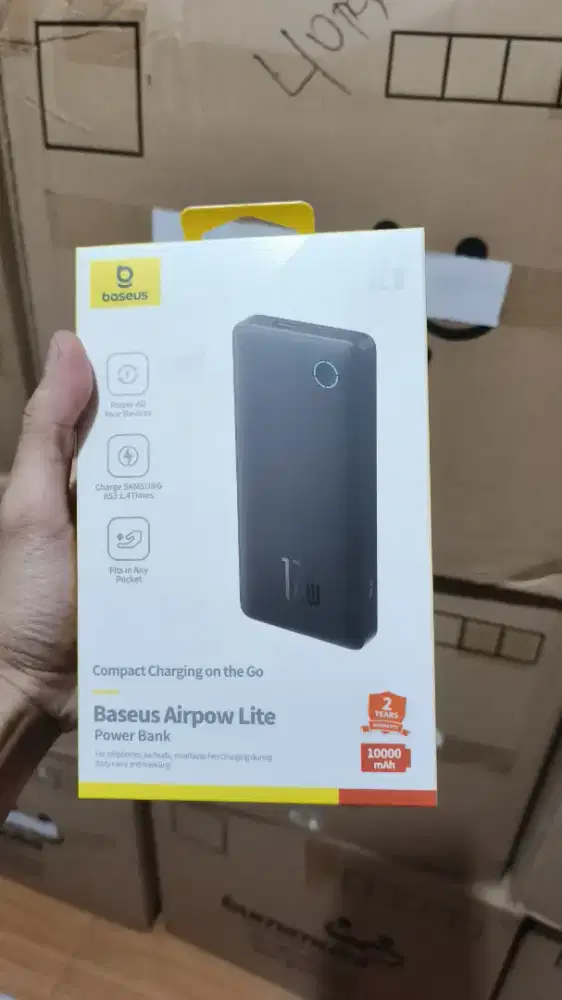 powerbank baseus airpow masih segel
