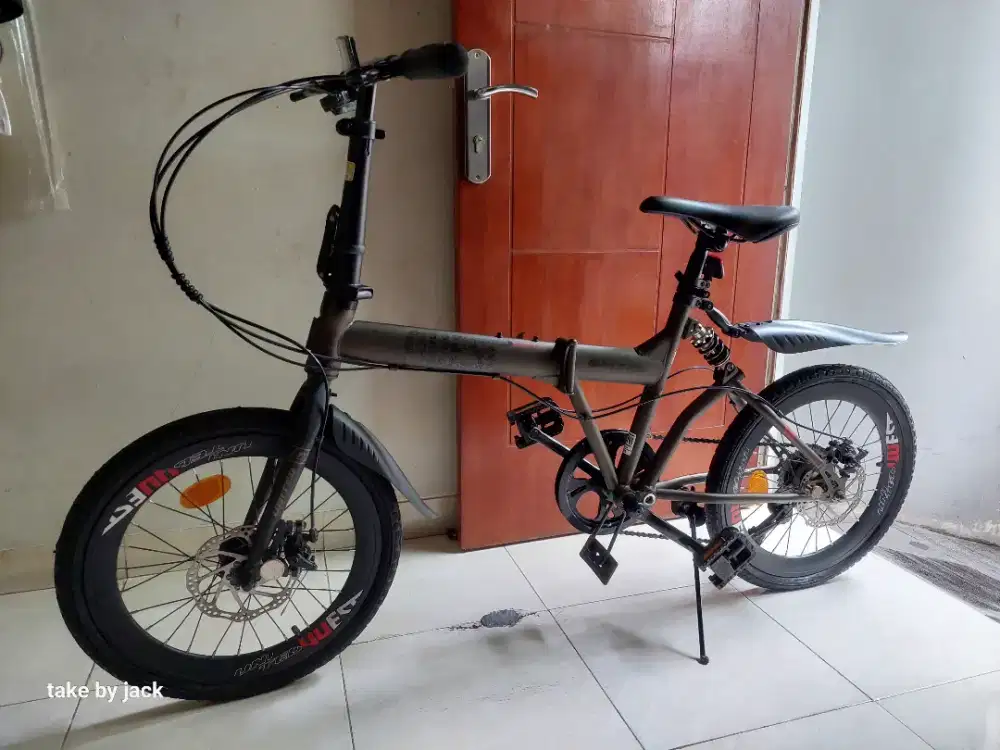 Jual sepeda lipat united baru blm pernah dipakai