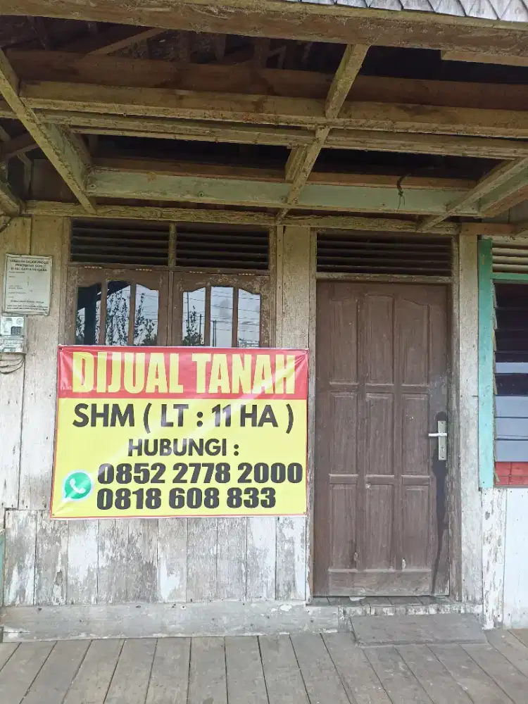 Dijual Tanah seluas 11 hektar di Samboja Kutai kertanegara kaltim