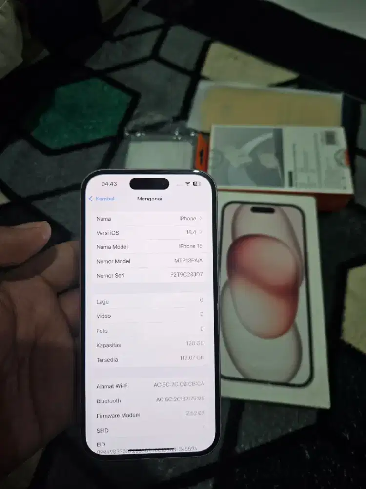 Iphone 15 128gb ibox