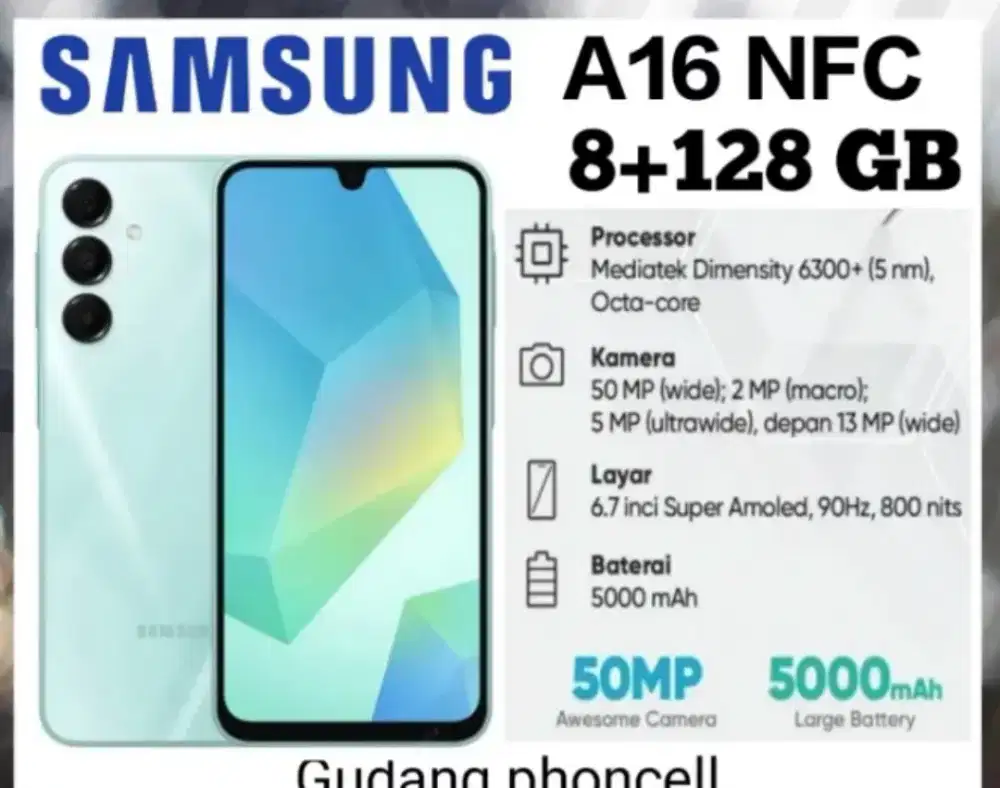 Jual hp samsung baru