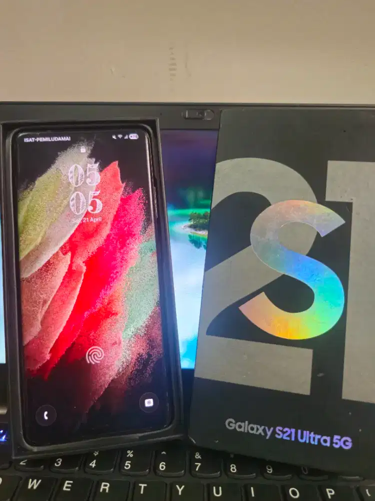 SAMSUNG S21 ULTRA PHANTOM BLACK 12/128GB MURAH