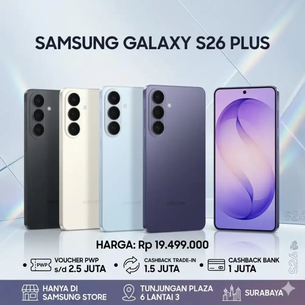 Samsung s26 plus cashback tradein 1.5juta