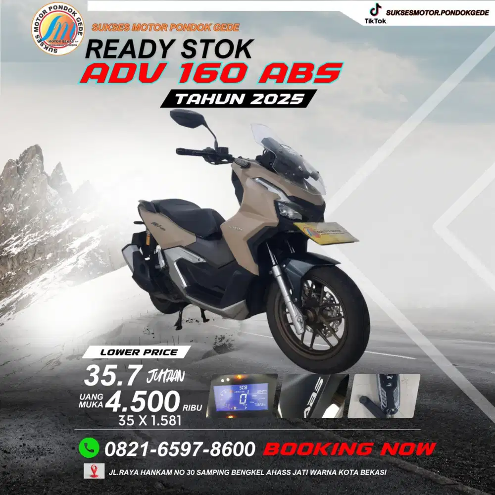 ADV 160 ABS TAHUN 2025 CASH KREDIT KTP DAERAH BISA