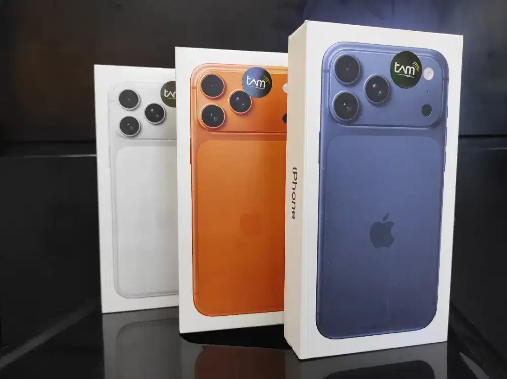 New Iphone 17 Pro & Pro Max Silver Garansi Resmi ibox