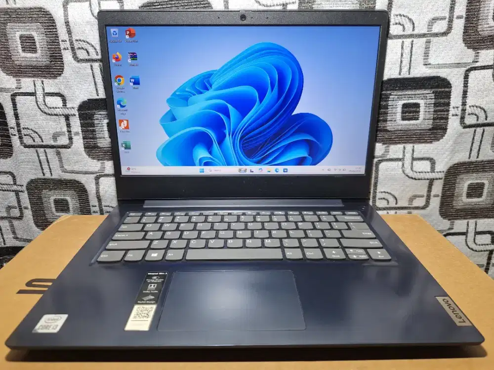 Laptop lenovo ideapad slim 3 Core i3 gen 10 ram 8gb SSD layar FHD