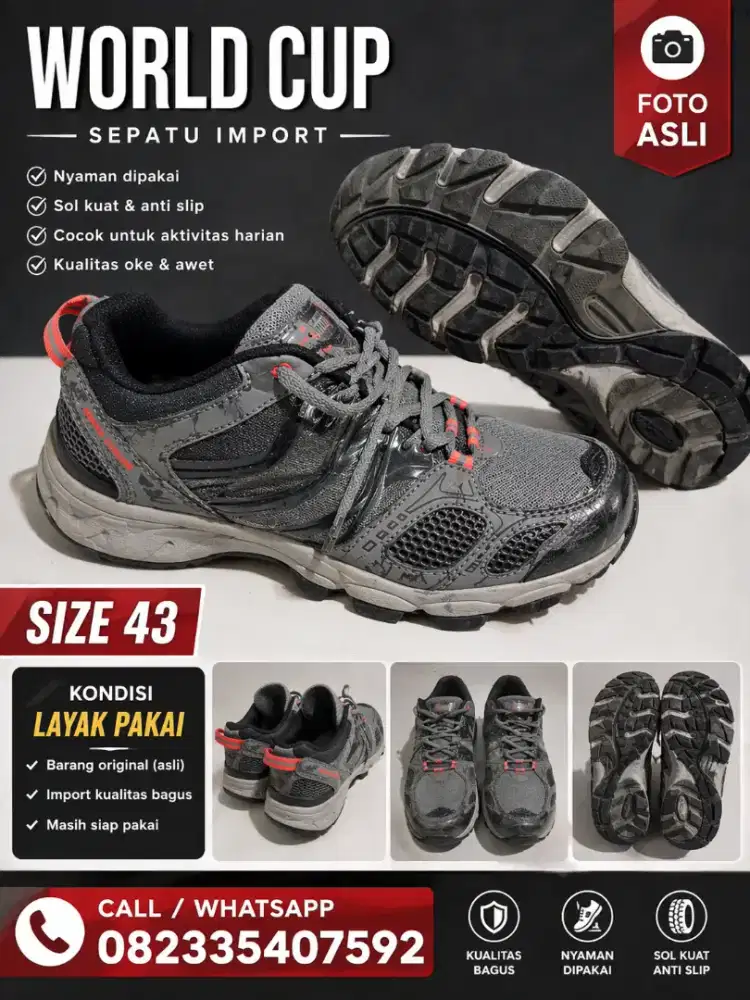 Sepatu Sport Stylish & Nyaman – Desain Modern, Siap Tampil PercayaDiri