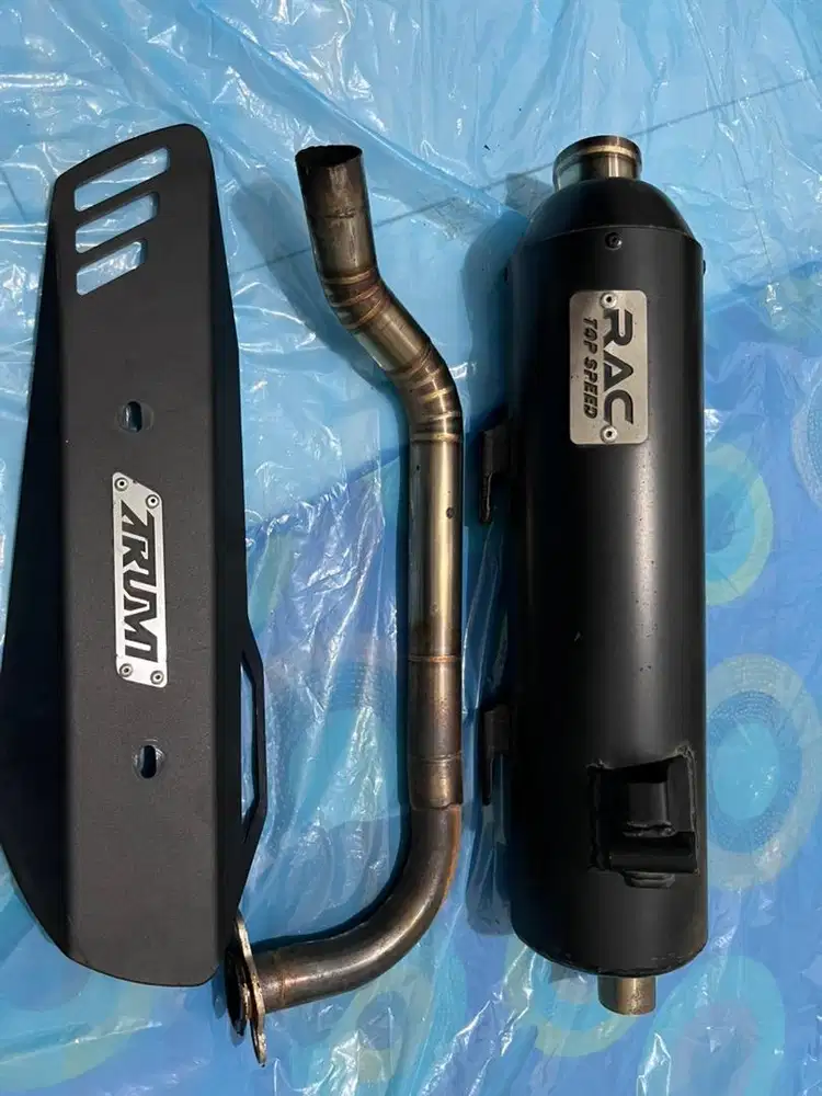 Knalpot merk RAC model shijiro vario led new