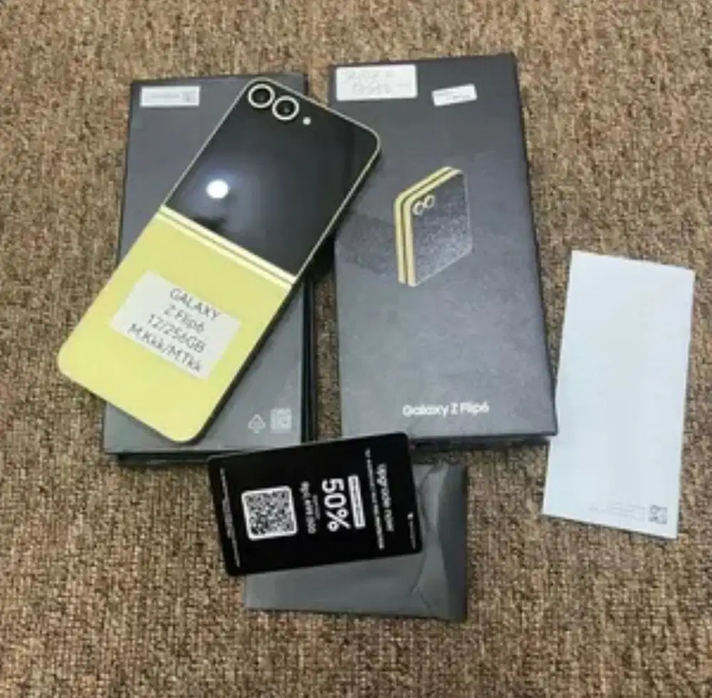 Samsung Galaxy Z Flip 6 5G 256GB Resmi SEIN fullset Original mulus