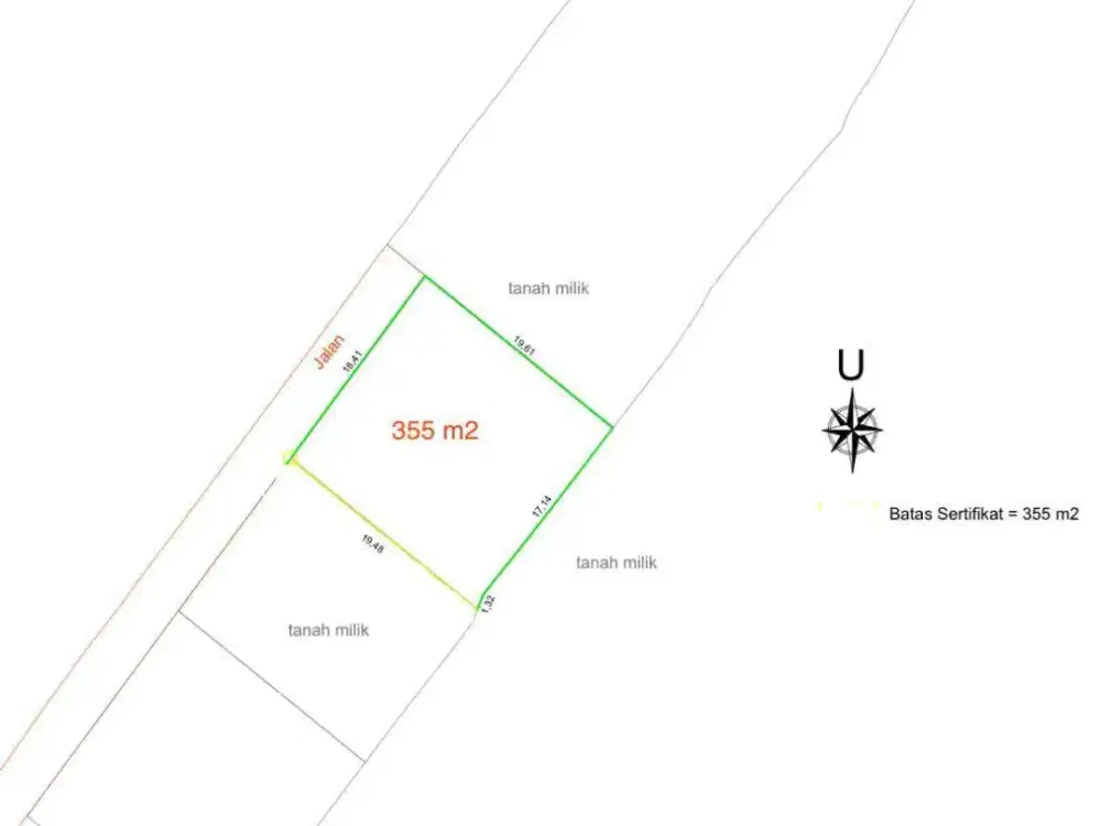 Land for sale in Kedungu, Bali