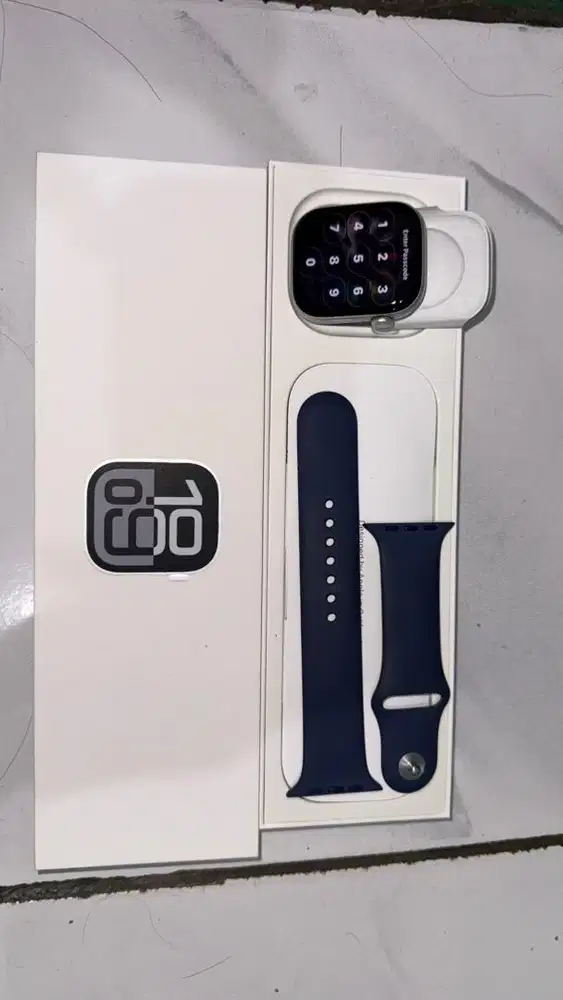 Apple Watch Series 10 46 MM silver Blue GPS