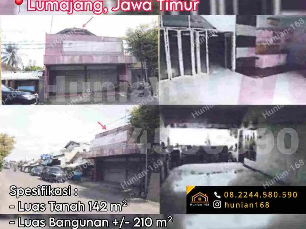 Jual Gudang Kantor Ruko Pabrik Industri Tanah Raya Propinsi Provinsi Lumajang Jatim Jawa Timur