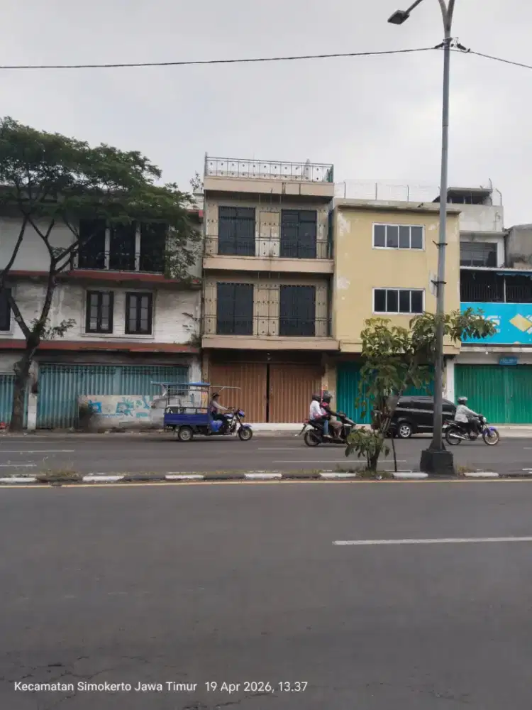 Dijual Ruko Komersial 3 lantai jln Raya Kenjeran Surabaya