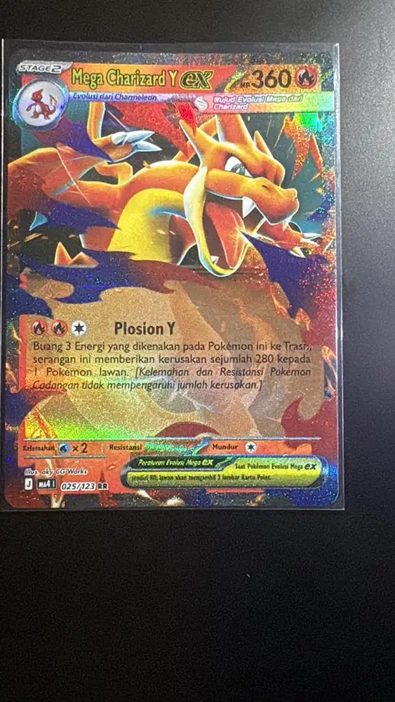 kartu pokemon mega charizard rr