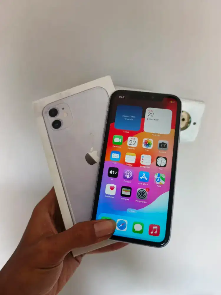 Iphone 11 64GB IBOX 64GB Purple bpass wifi Only Lokasi PAMULANG UNPAM