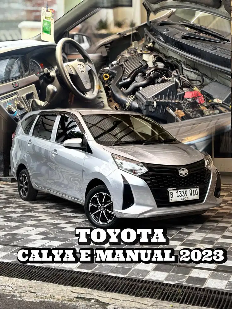 Toyota Calya E MT Manual Facelift 2023 Tangan Pertama dari Baru