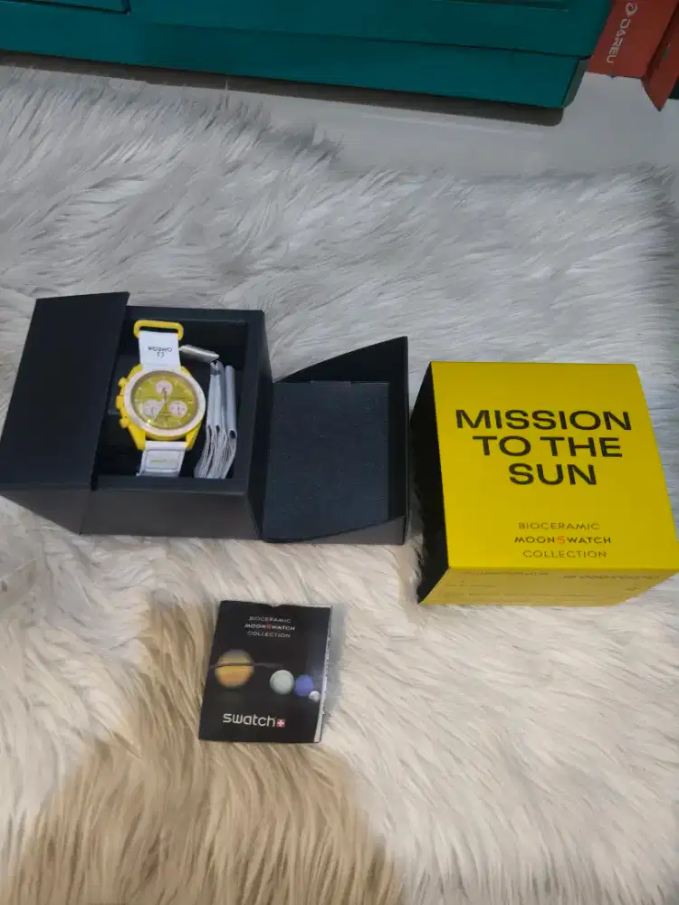 Omega X Swatch Bioceramic Moonswatch Original Mission To Sun