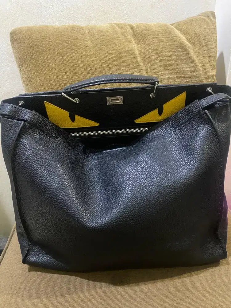 Tas kantor travel bag fendi seleria peekabo monster medium good net pr