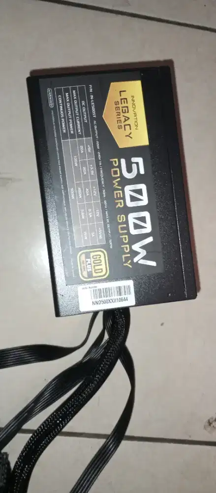 Power Supply 500W 80Plus Gold