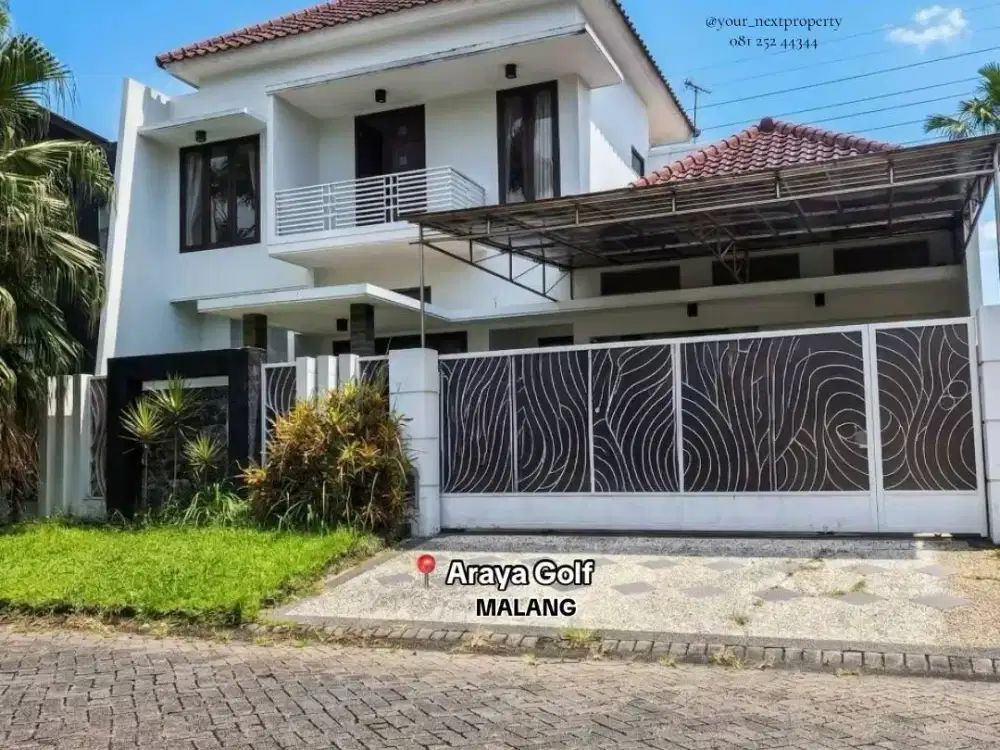 Rumah Besar Dan Mewah Siap Huni Di Araya Golf Malang