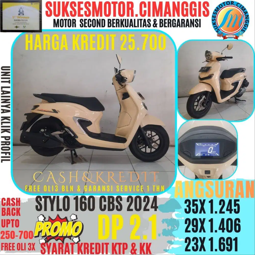 STYLO 160 CBS PROMOTERMURAH CASHBACK UPT700RBU FREEOLI3X BERGARANSI