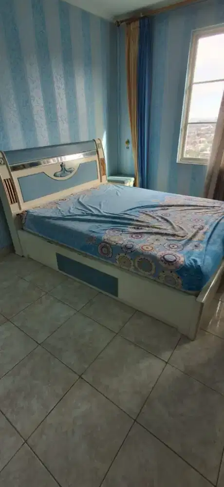 bed set cantik murah mewah kondisi sangat bagus