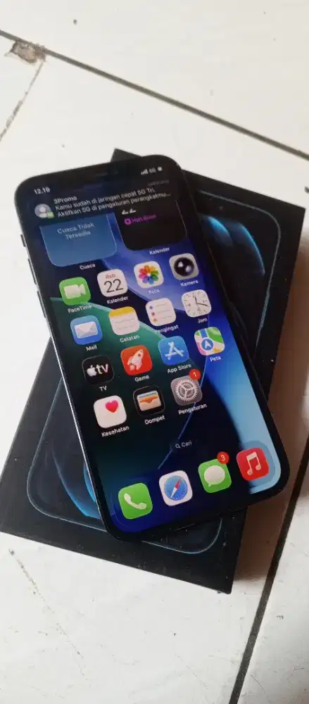 iphone 12 pro 128gb inter all operator BU cepat