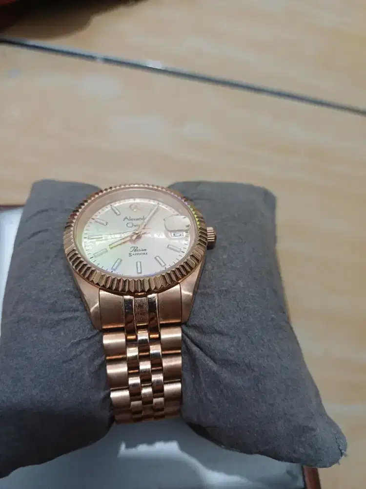 jual jam tangan ac rose gold