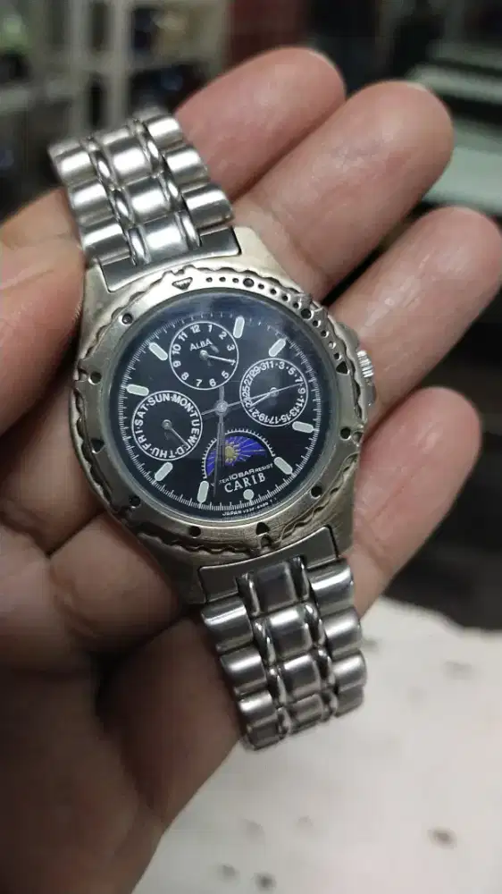 Jam vintage ALBA MOONPHASE