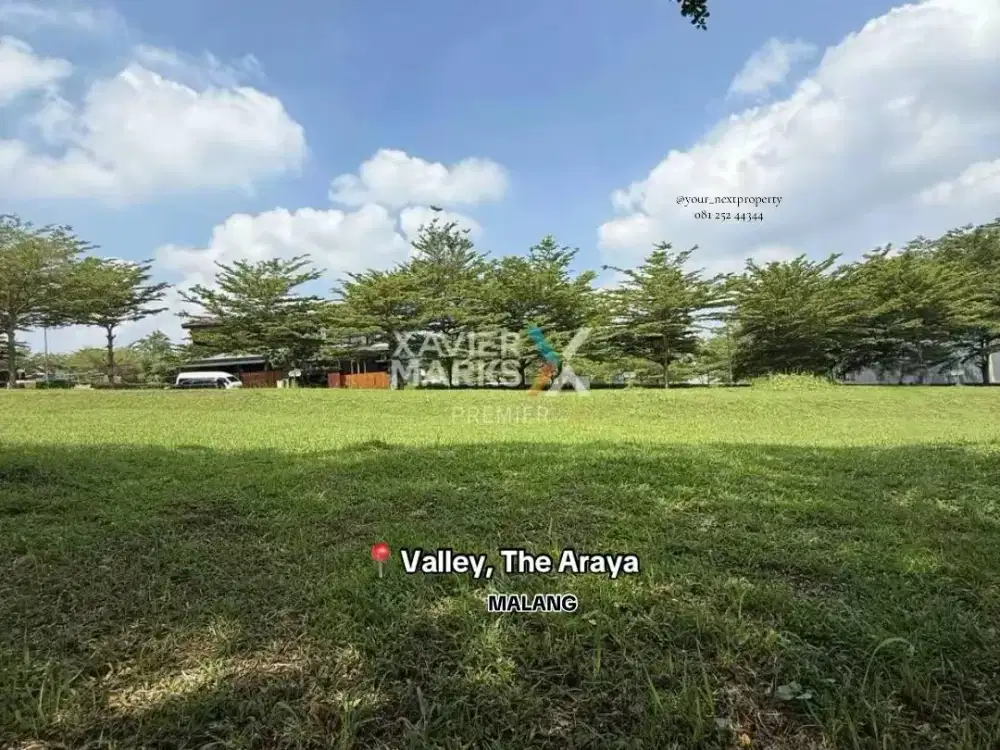 Tanah Kavling Strategis Di Cluster Valley The Araya Malang