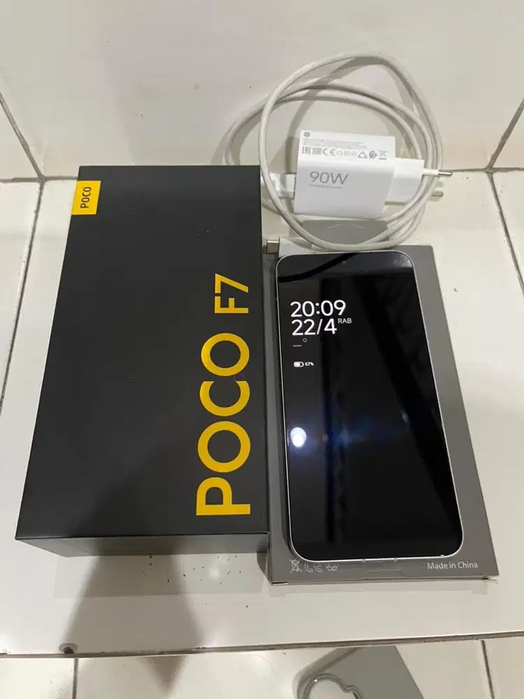 Poco f7 white poco f7 putih 12/512