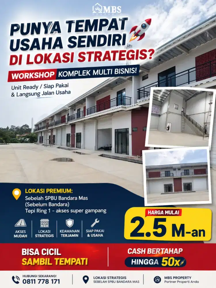 Gudang ready batam centre dekat bandara hang nadim batam