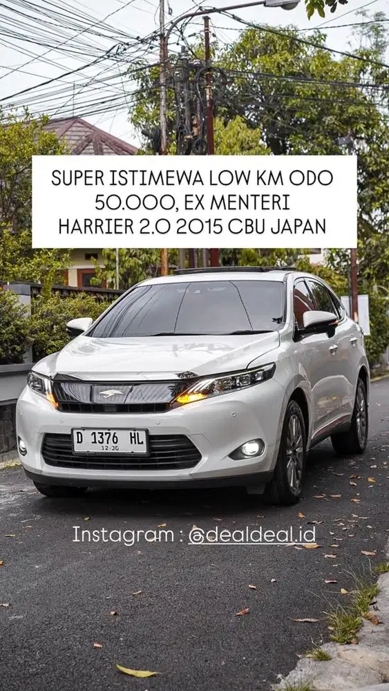 HARRIER 2.0 2015 LOW KM ISTIMEWA PLAT D HARRIER GEN 3