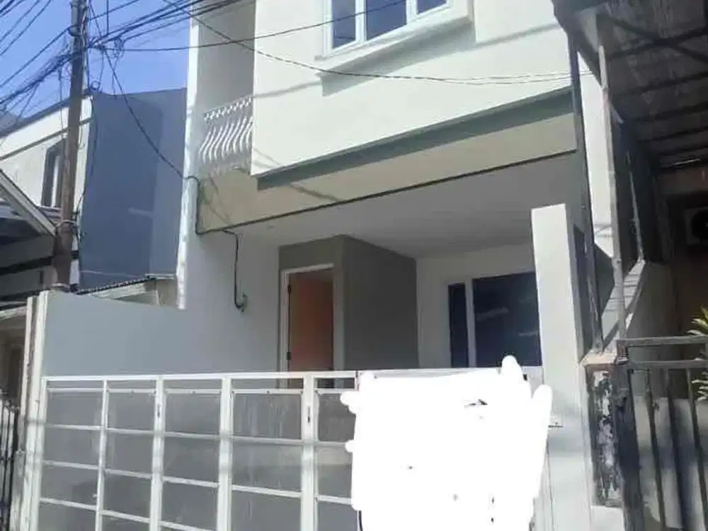 dijual rumah Bcs kelapa gading bangunan baru 2 lantai