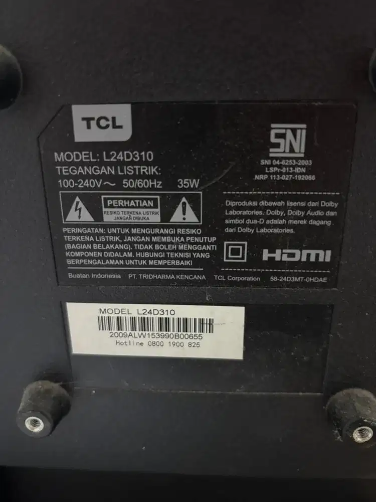 tv led 24 Analog merek TCL