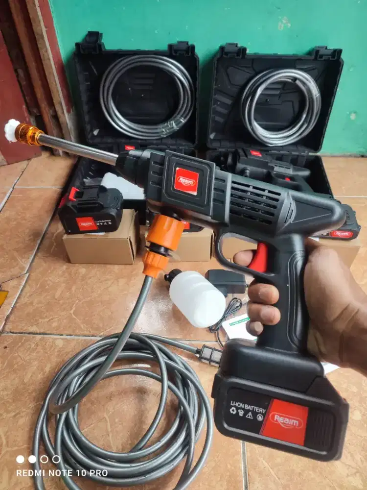 REAIM Jet Cleaner steam pencuci motor/mobil