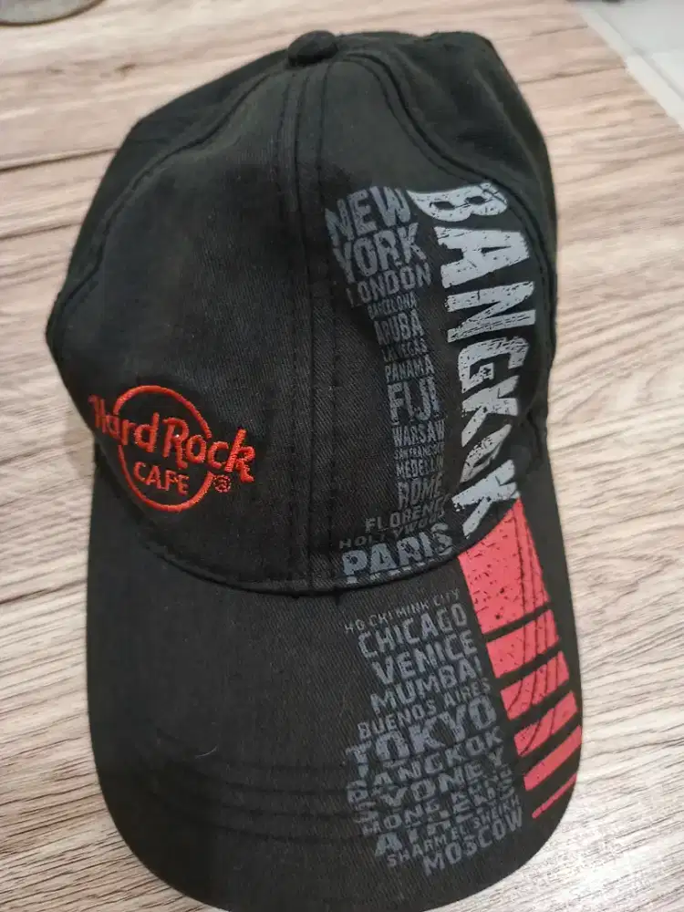 Topi hardrock cafe bangkok ori