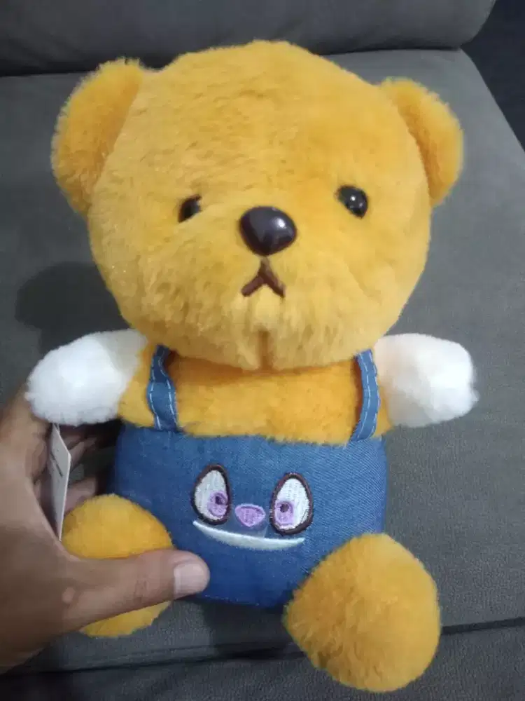 Boneka cowboy strap bear baru