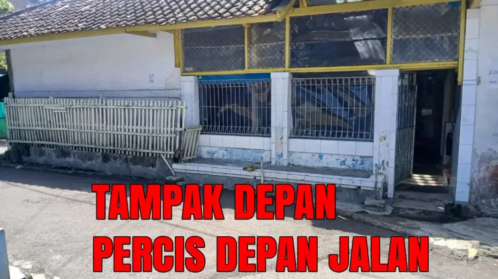 Di jual rumah kampung depan jalan utama