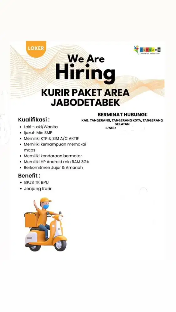 Lowongan Kurir Tangerang Selatan